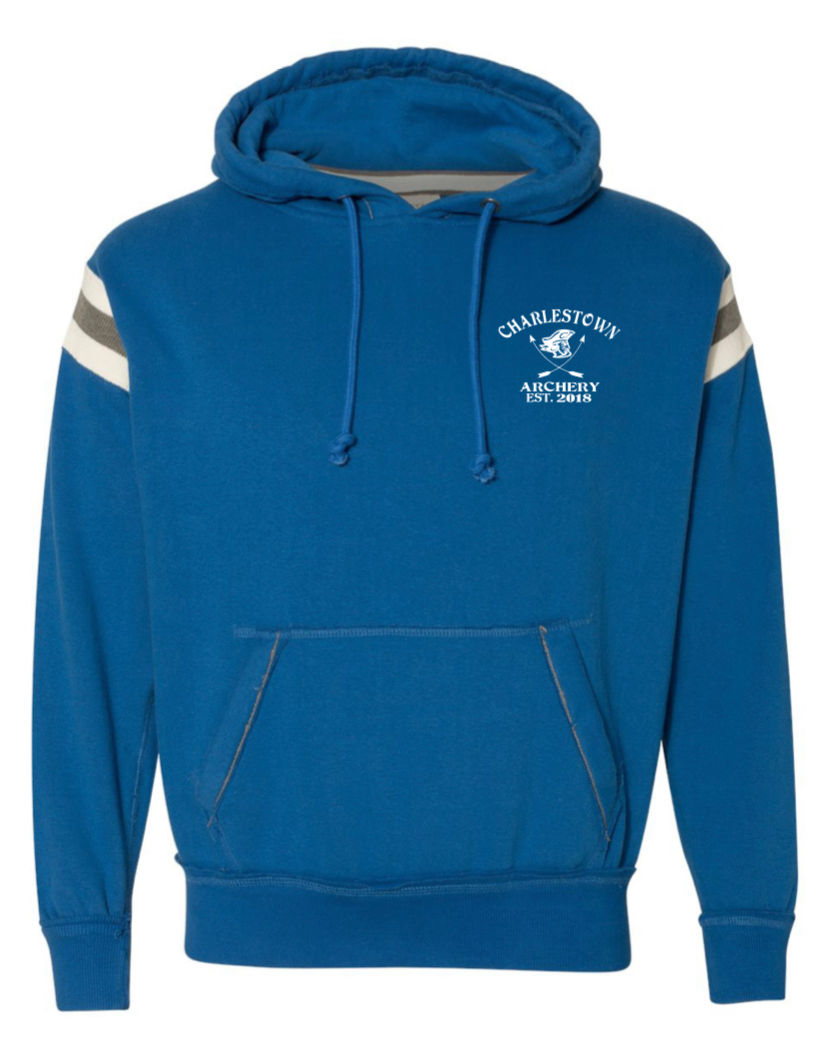 "Let Your Arrows Fly" Athletic Hooded Sweatshirt