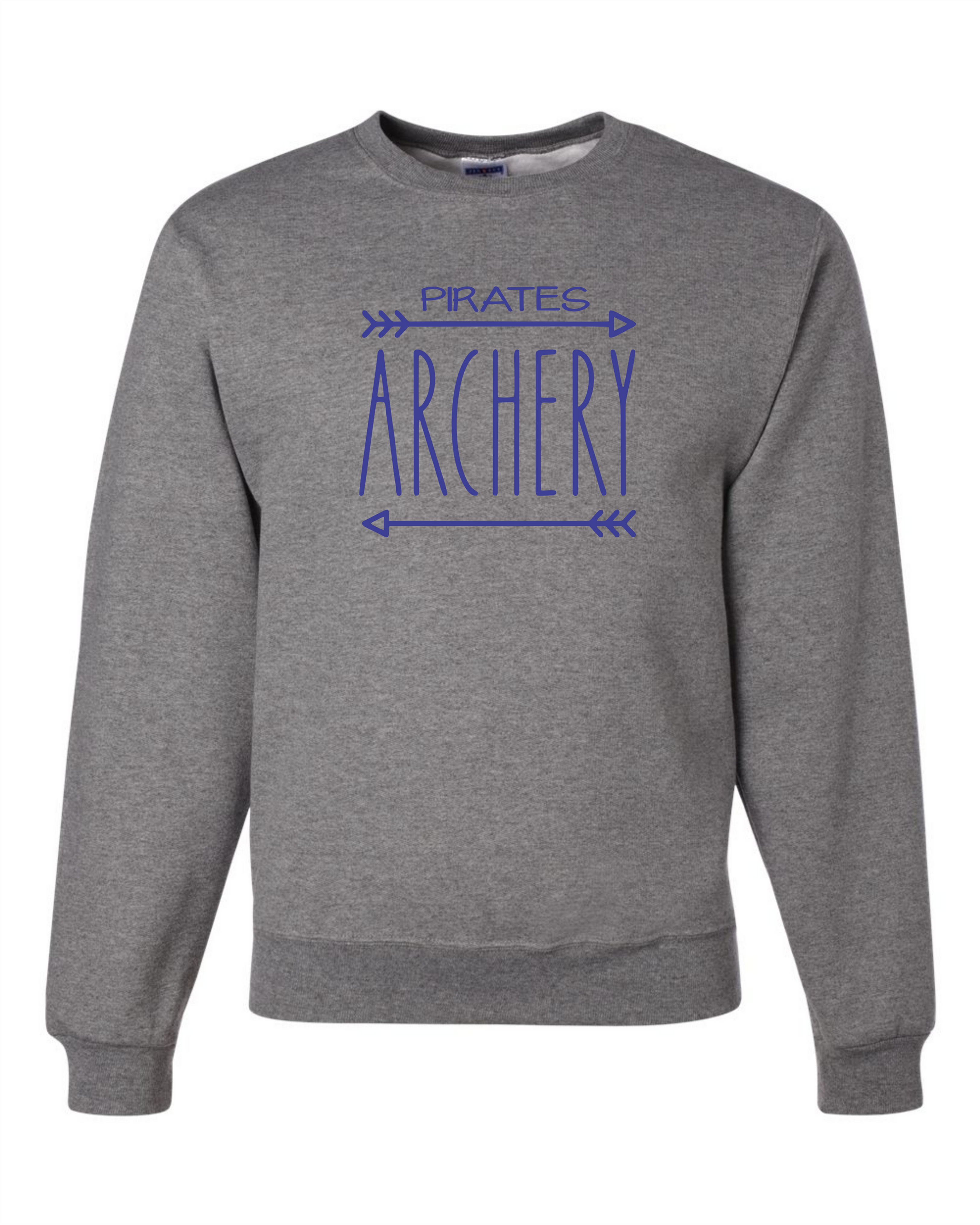 "Pirates Archery with Arrows" Adult Crewneck Sweatshirt