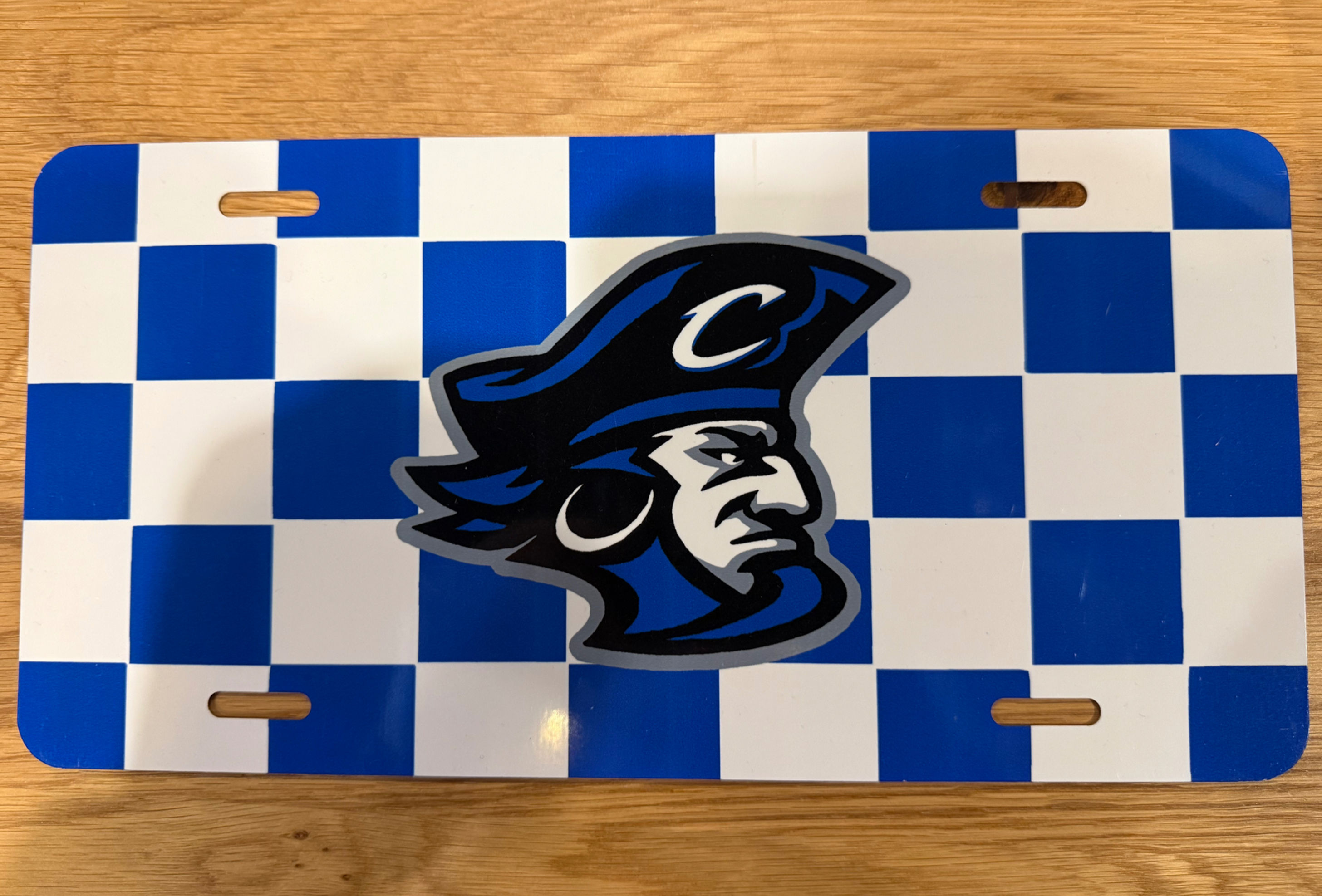 "Pirates Checkered" License Plate