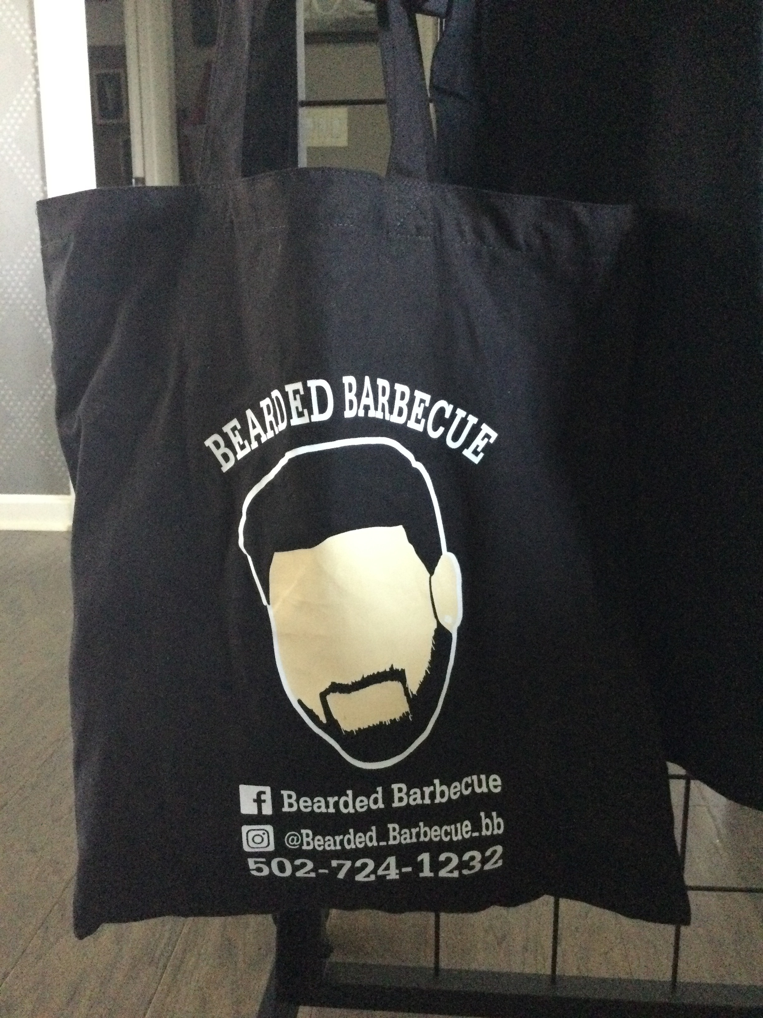 Bearded Barbecue Tote Bag