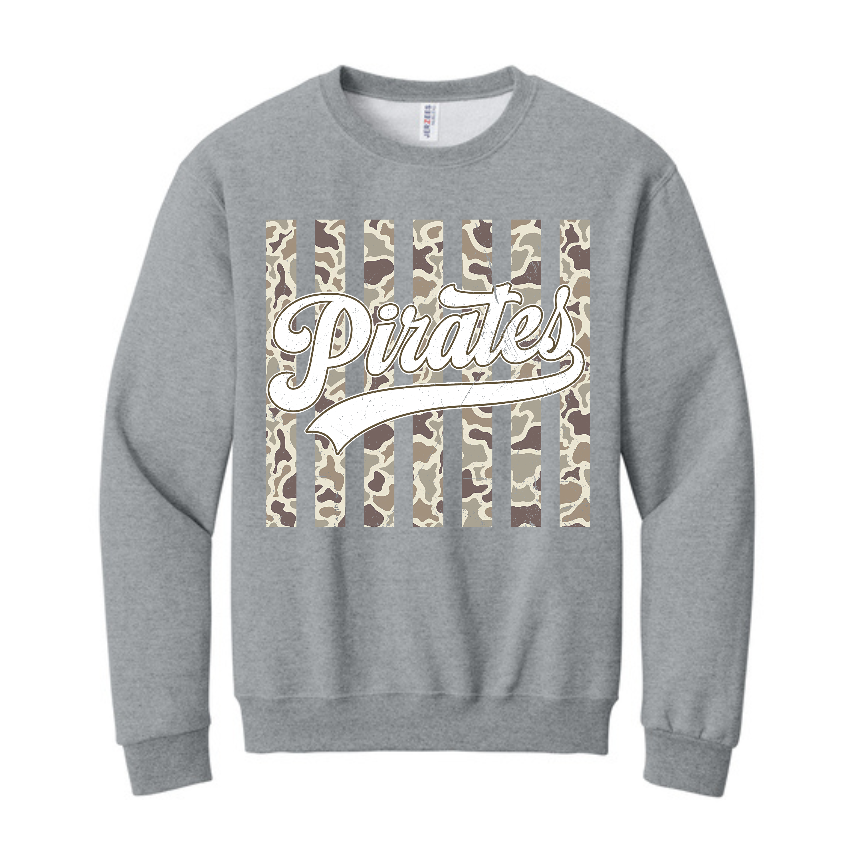 "Camo Pirates" Adult Crewneck Sweatshirt