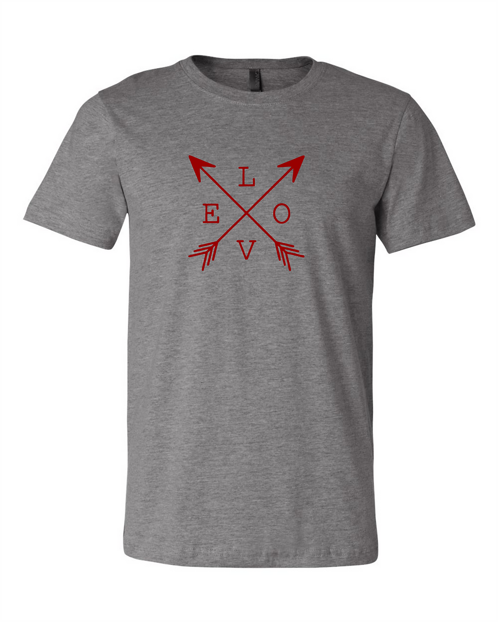 Thumbnail: "Love with Arrows" Adult Short Sleeve Tee