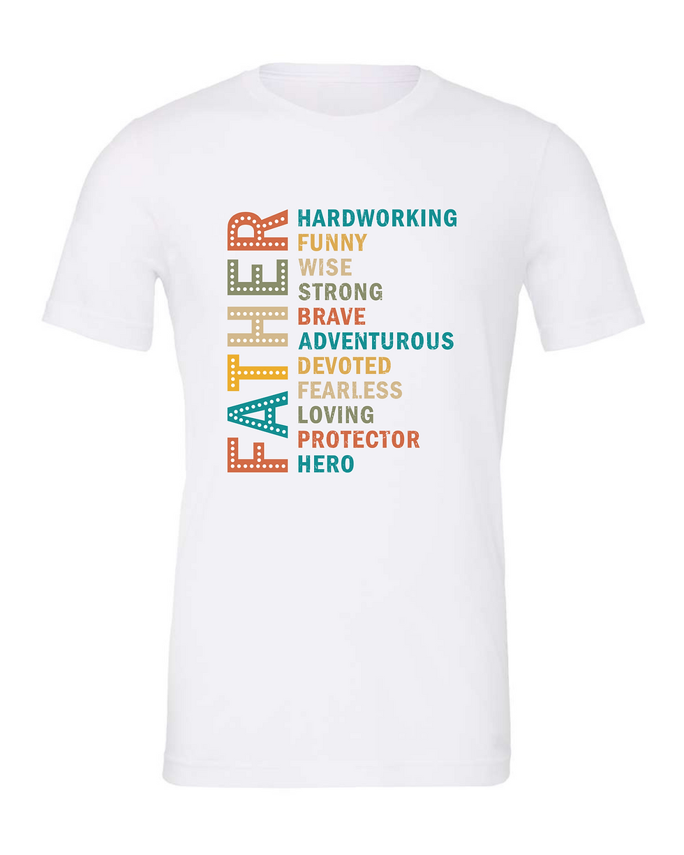 Thumbnail: "Father Qualities" Adult Short Sleeve Tee