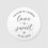 Thumbnail: Love Is Sweet Wedding Favor Stickers, Candy Bag Stickers For Weddings, Custom