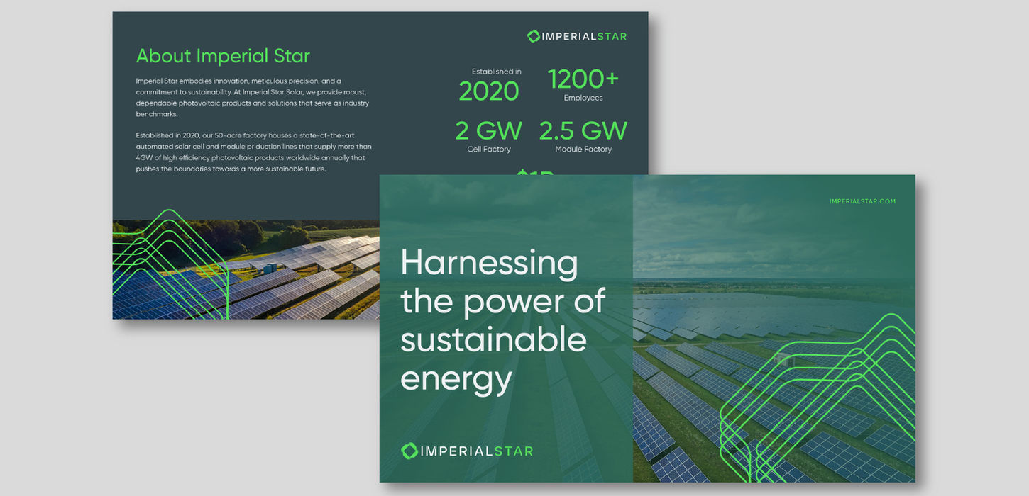 branding & creative design mockups for Imperial Star