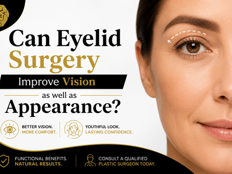 Can Eyelid Surgery Improve Vision as Well as Appearance?