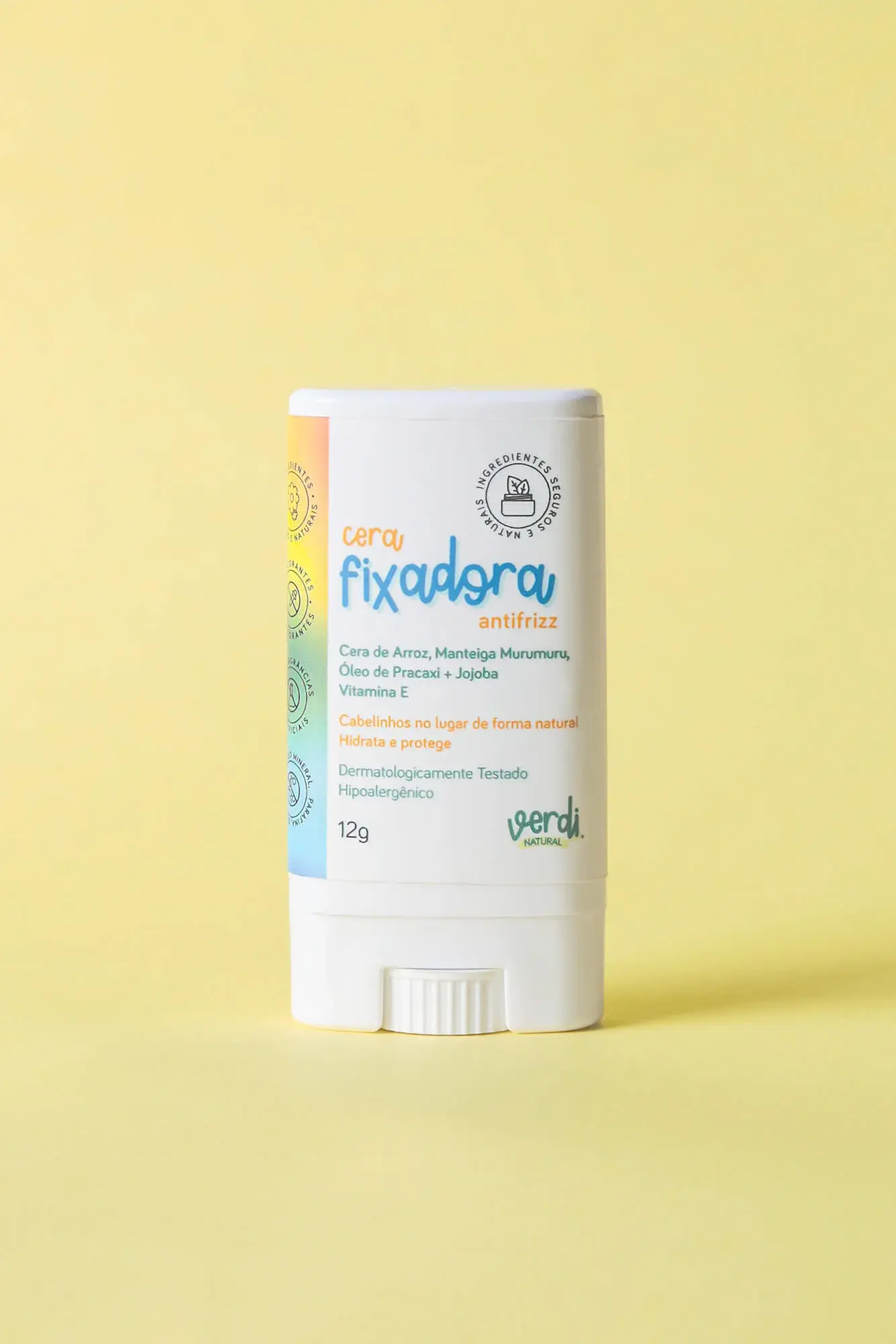 Cera Fixadora Antifrizz Infantil Natural 12g
