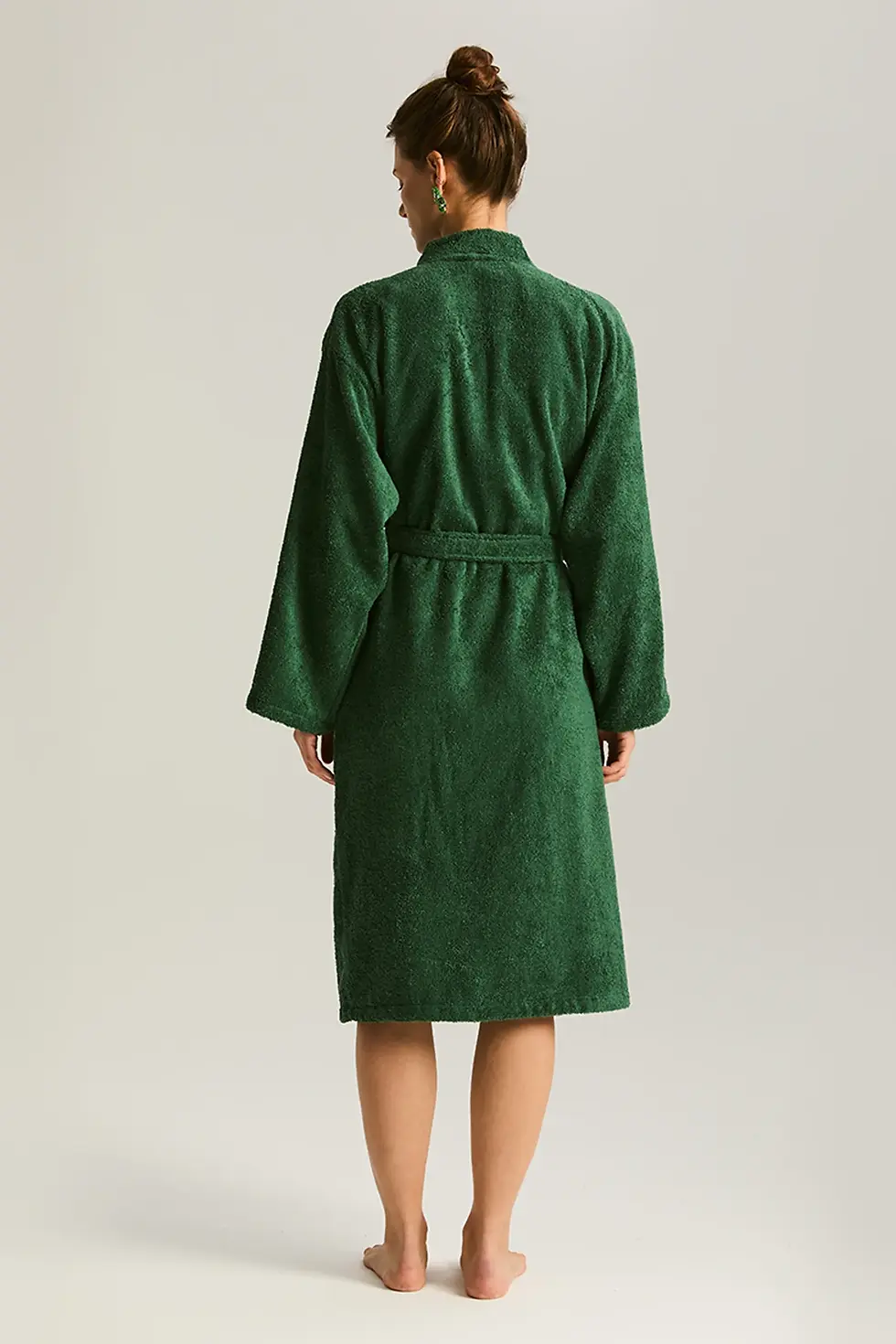 Küçük resim: Unisex Bornoz - Yeşil