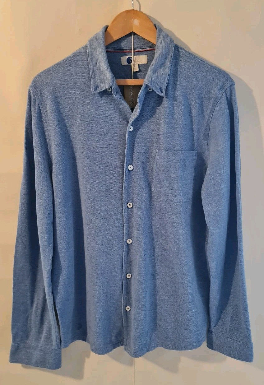 Boden Men’s Shirt Size L  Cotton Button Down Long Sleeve M0562 Preloved  T33