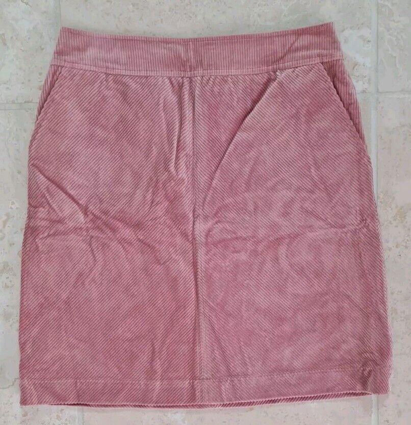 Thumbnail: Boden Beresford Mini Skirt Cord Pink Size Uk 8 Brand New Sample S4