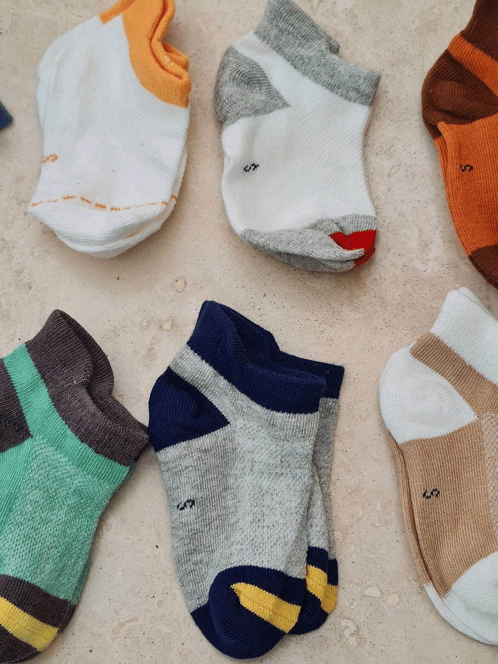 Thumbnail: Mini Boden Baby Pack Of 10 Pair Socks 6-12 Months BRAND NEW SAMPLE G4