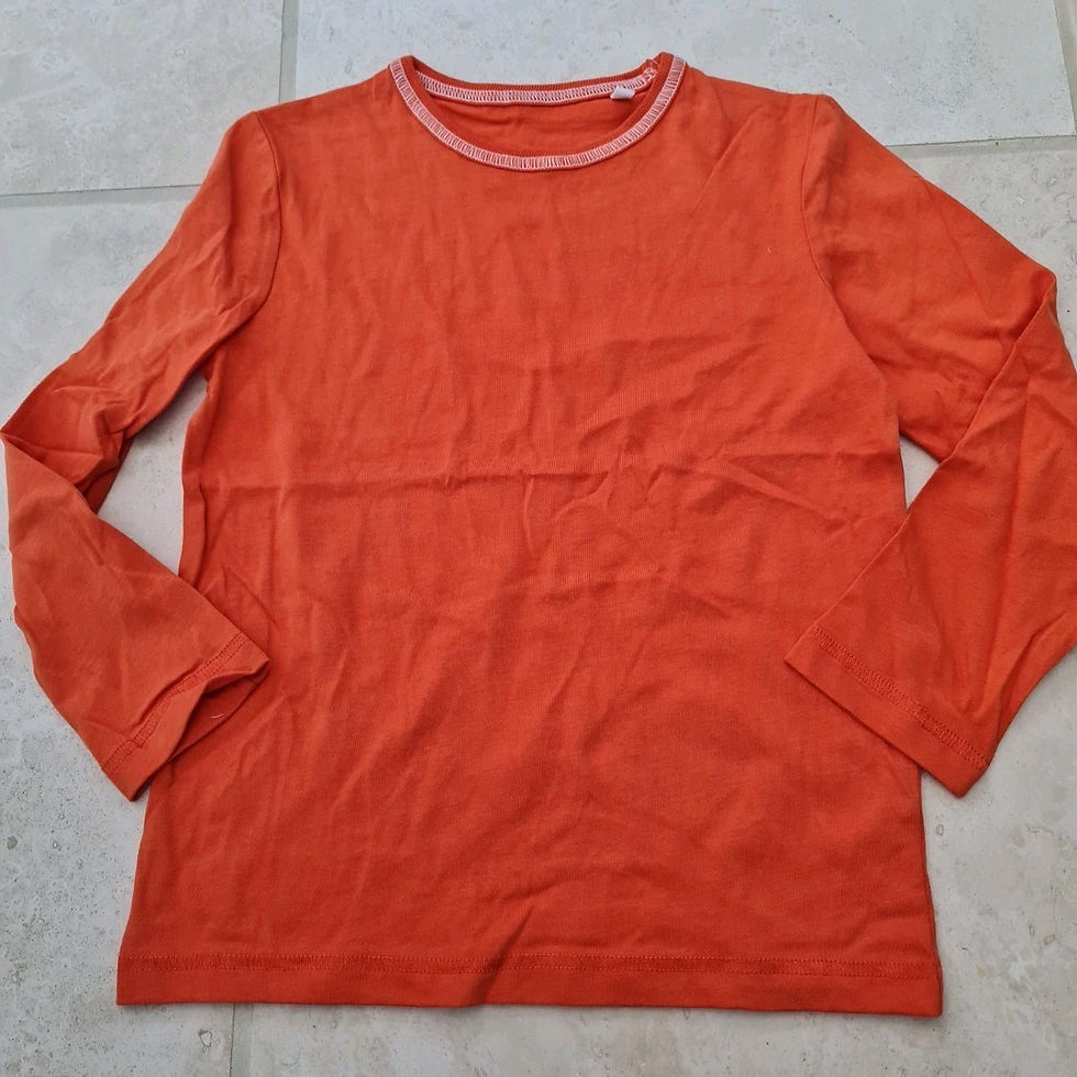 Thumbnail: Mini Boden Kids Long Sleeve Cotton Baseball Top Age 6 Years Brand New SAMPLE G3