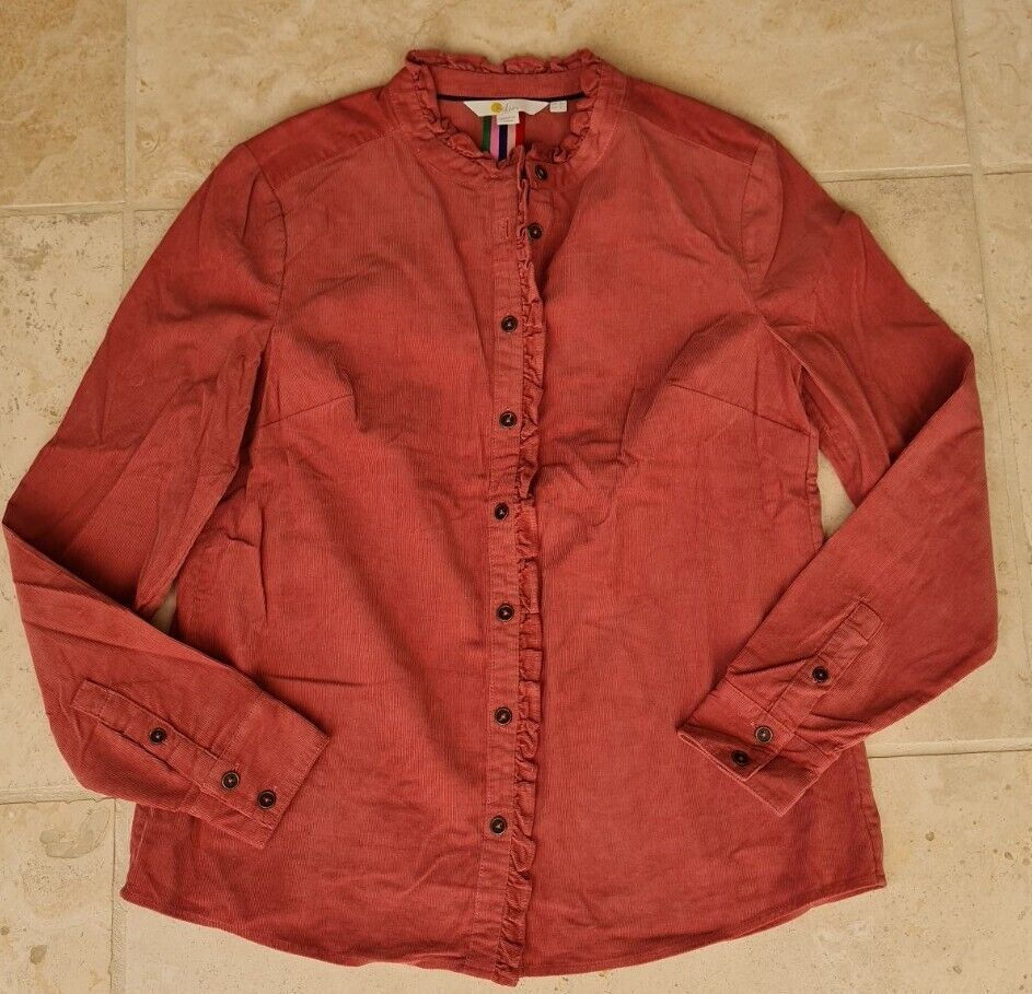Thumbnail: Boden corduroy rose button down SHIRT sizeUK 6 BRAND NEW SAMPLE SW2
