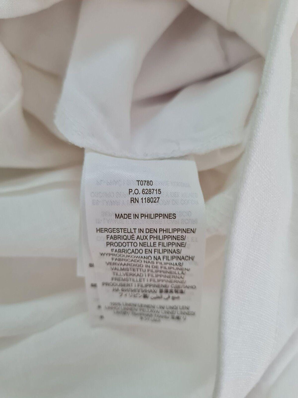 Thumbnail: Boden Catriona Linen Jumpsuit White Size Uk 8L Brand New T0780 Sample P2