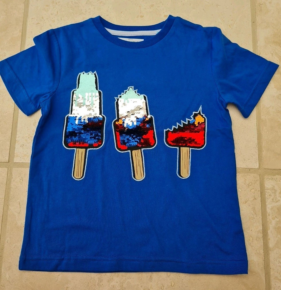 Thumbnail: Mini Boden Kids Sequin Applique COTTON TOP AGE 3-4 YRS BRAND NEW SAMPLE G5
