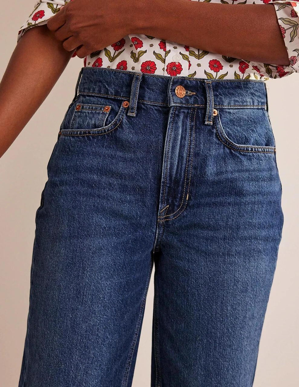 Thumbnail: BODEN Mid Rise Tapered Jeans Dark Vintage SIZE W27/L28 Preloved R0482 A5