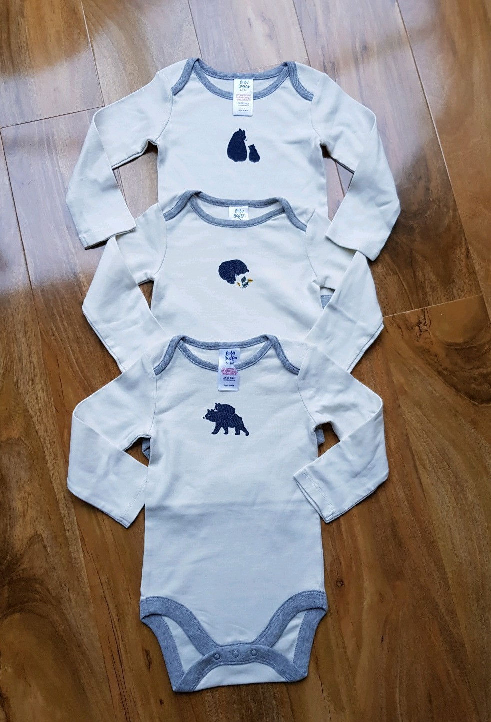 BODEN Baby Boys/Girls 3 Pack Bodysuit Newborn-24 months 2-3 years. BRAND NEW