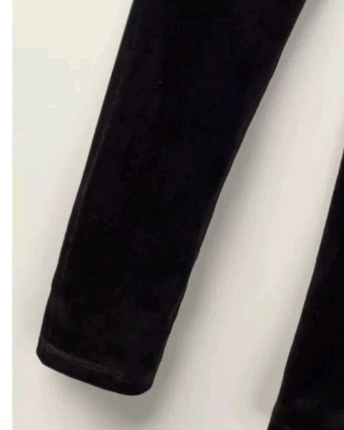 Thumbnail: MINI BODEN GIRLS BLACK VELVET LEGGINGS AGE 4-5 YEARS BRAND NEW