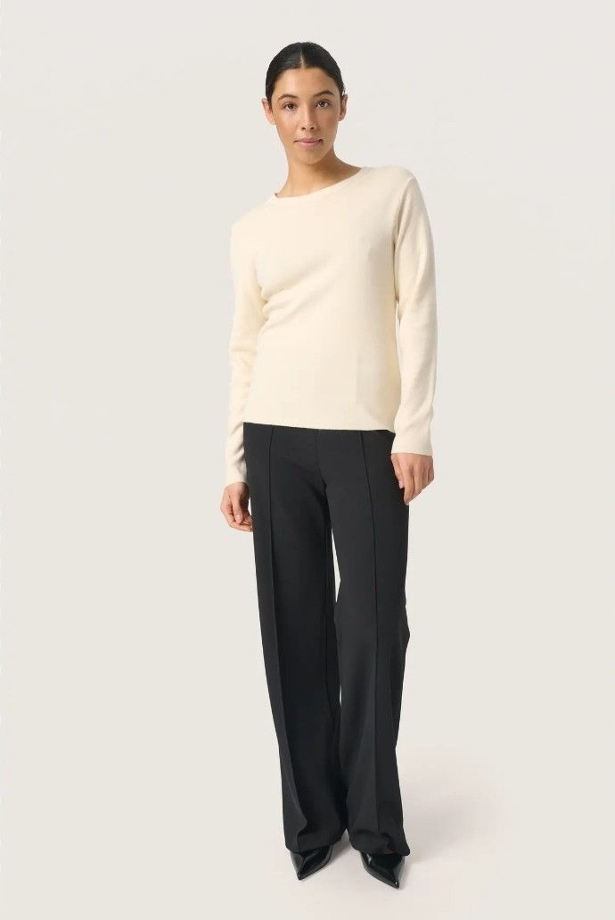 Soaked in Luxury Ladies sweater Sina Basic Beige Size M Brand New