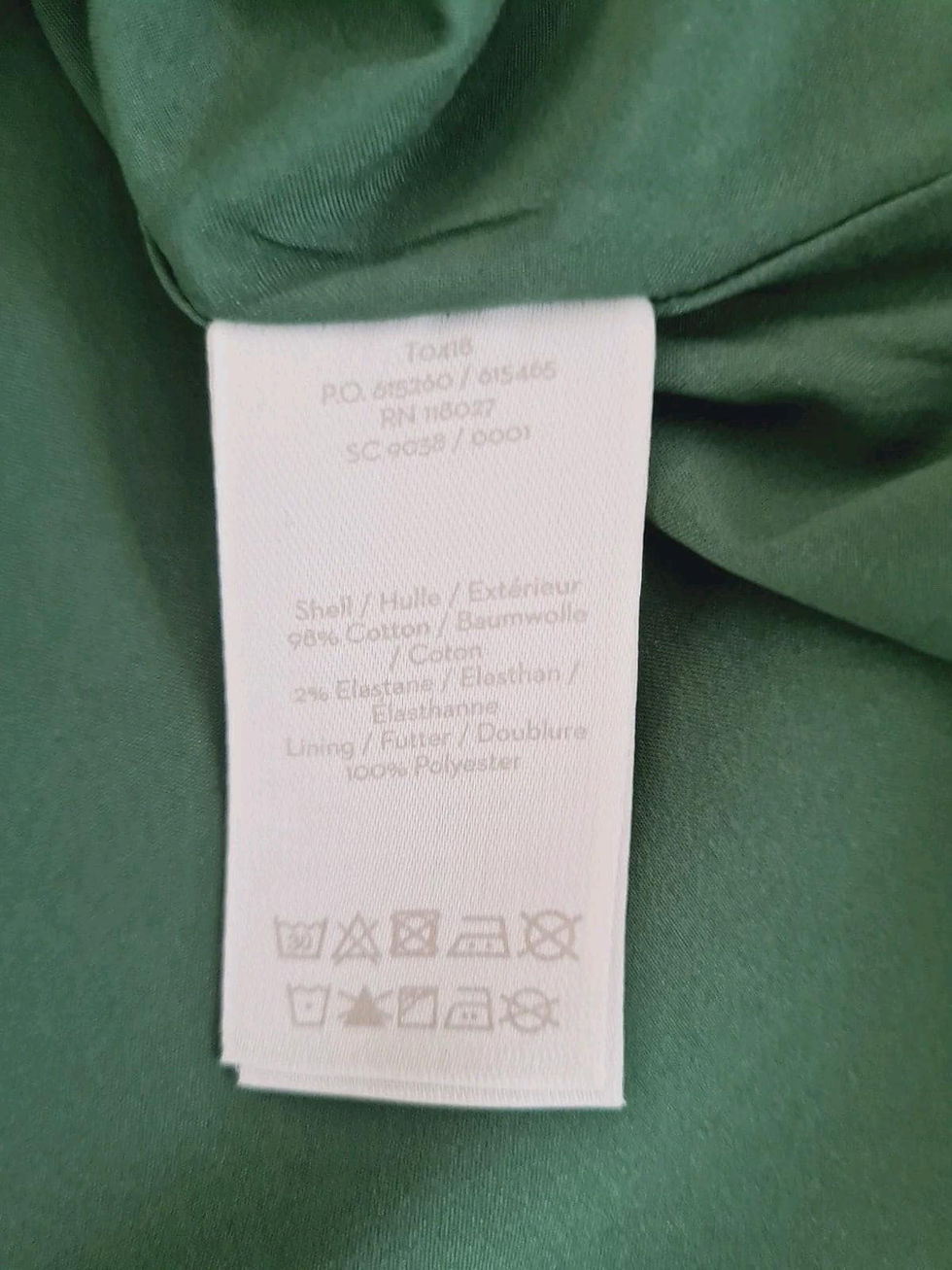 Thumbnail: Boden Ladies Cotton A Line Mini Skirt Green Size UK 10R Excellent Condition S3