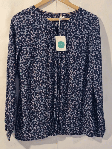 Thumbnail: Boden Ladies Long Sleeve Blouse Size UK 12 Brand New A14