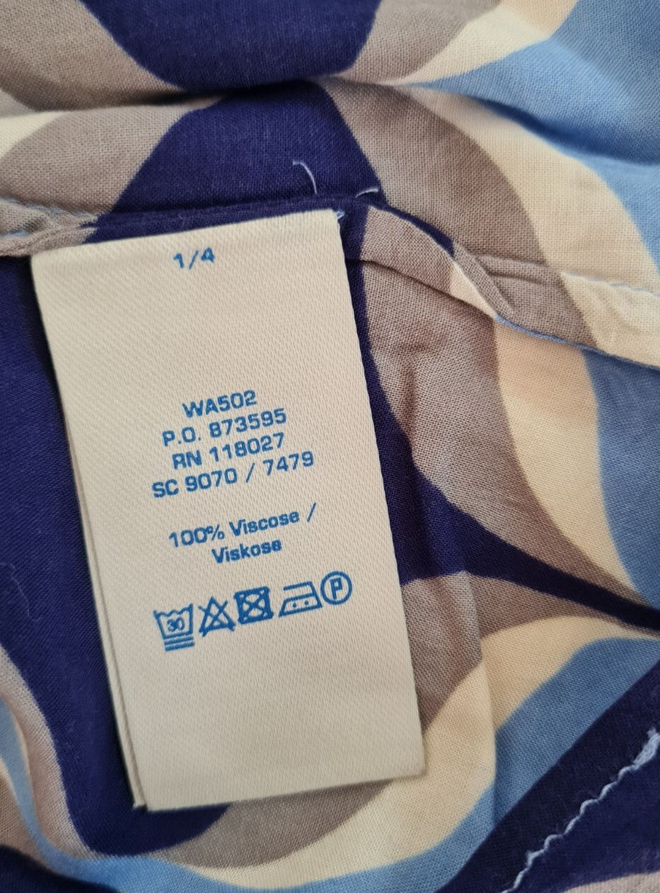Thumbnail: BODEN LADIES BLOUSE FLORAL WA502 SIZE UK 10 VGC