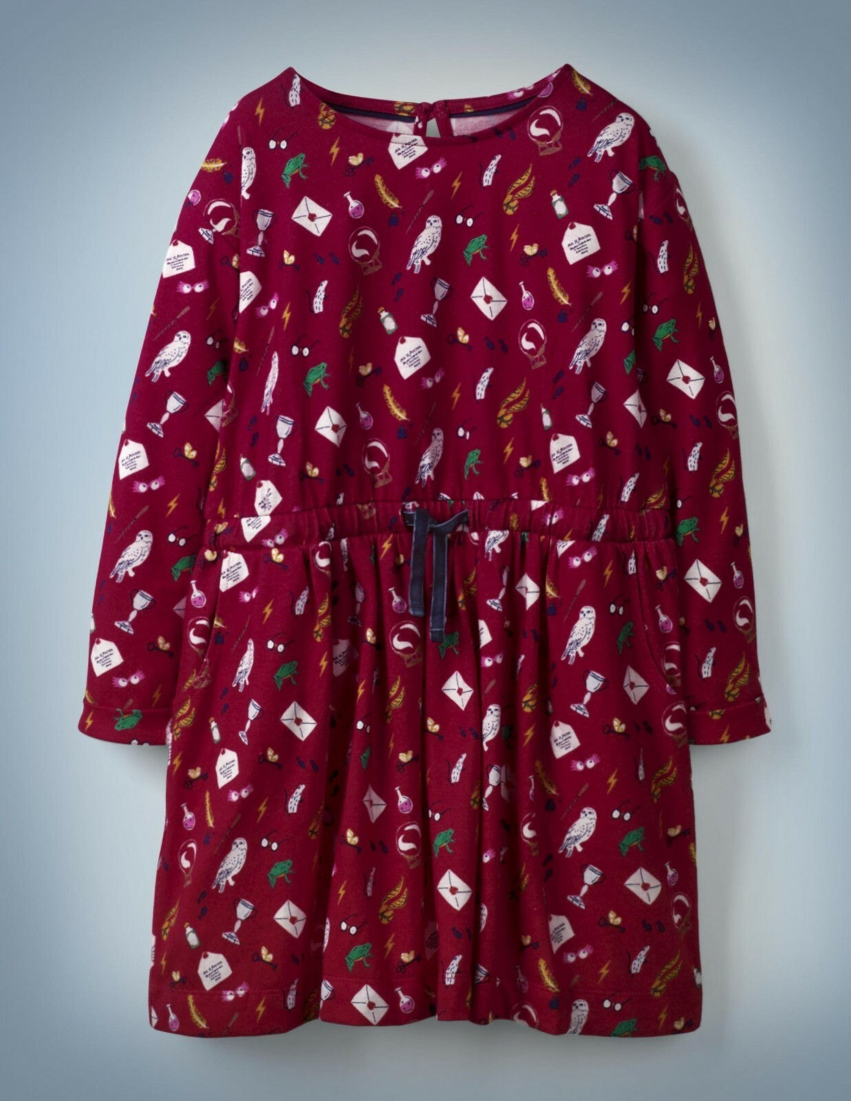 Mini Boden Harry Potter Magical Creatures Hogwarts Dress BRAND NEW