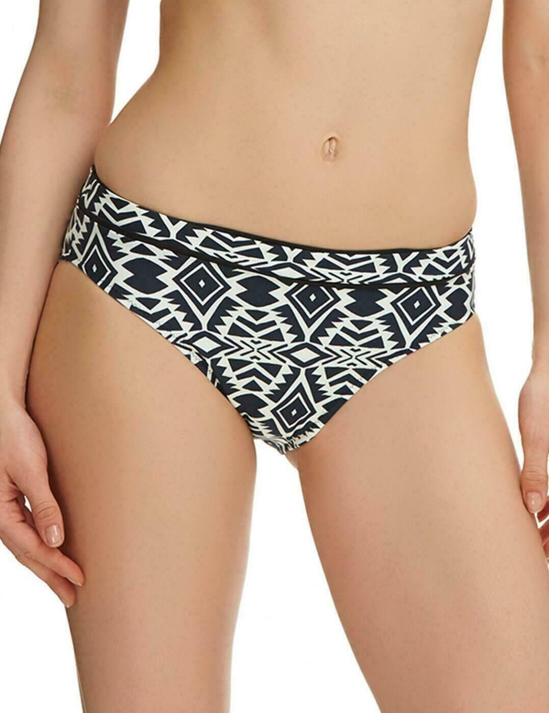 Fantasie Beqa Mid Rise Bikini Brief Bottoms 6348 Swimwear SIZE S BRAND NEW B3