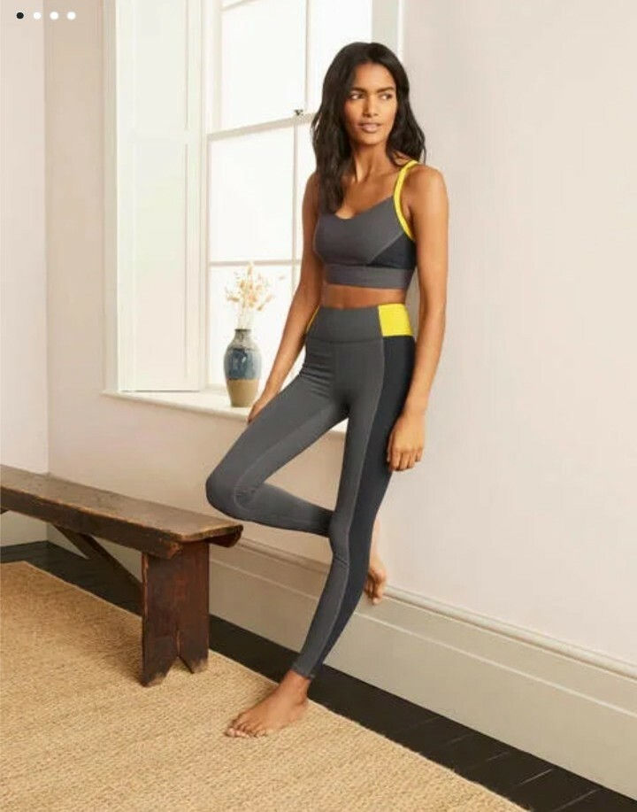 BODEN RRP£65 Jessica Active Leggings ASPHALT J0798 SIZEUK 6 EXCELLENT CONDITION