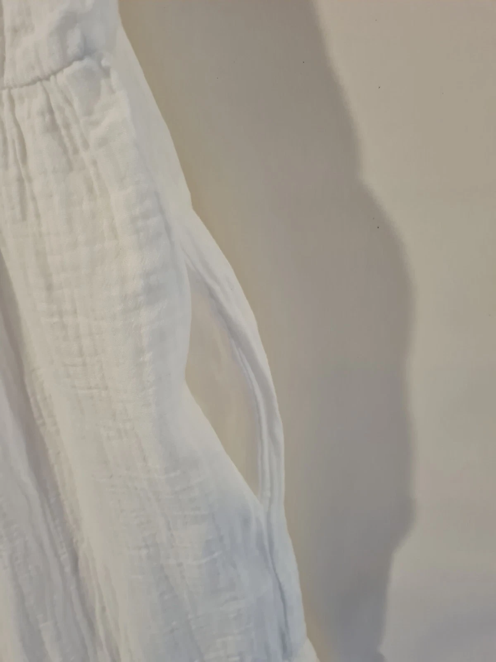 Thumbnail: Boden White Double Cloth Maxi Tiered Dress D0911 Size UK 18R Brand New A14