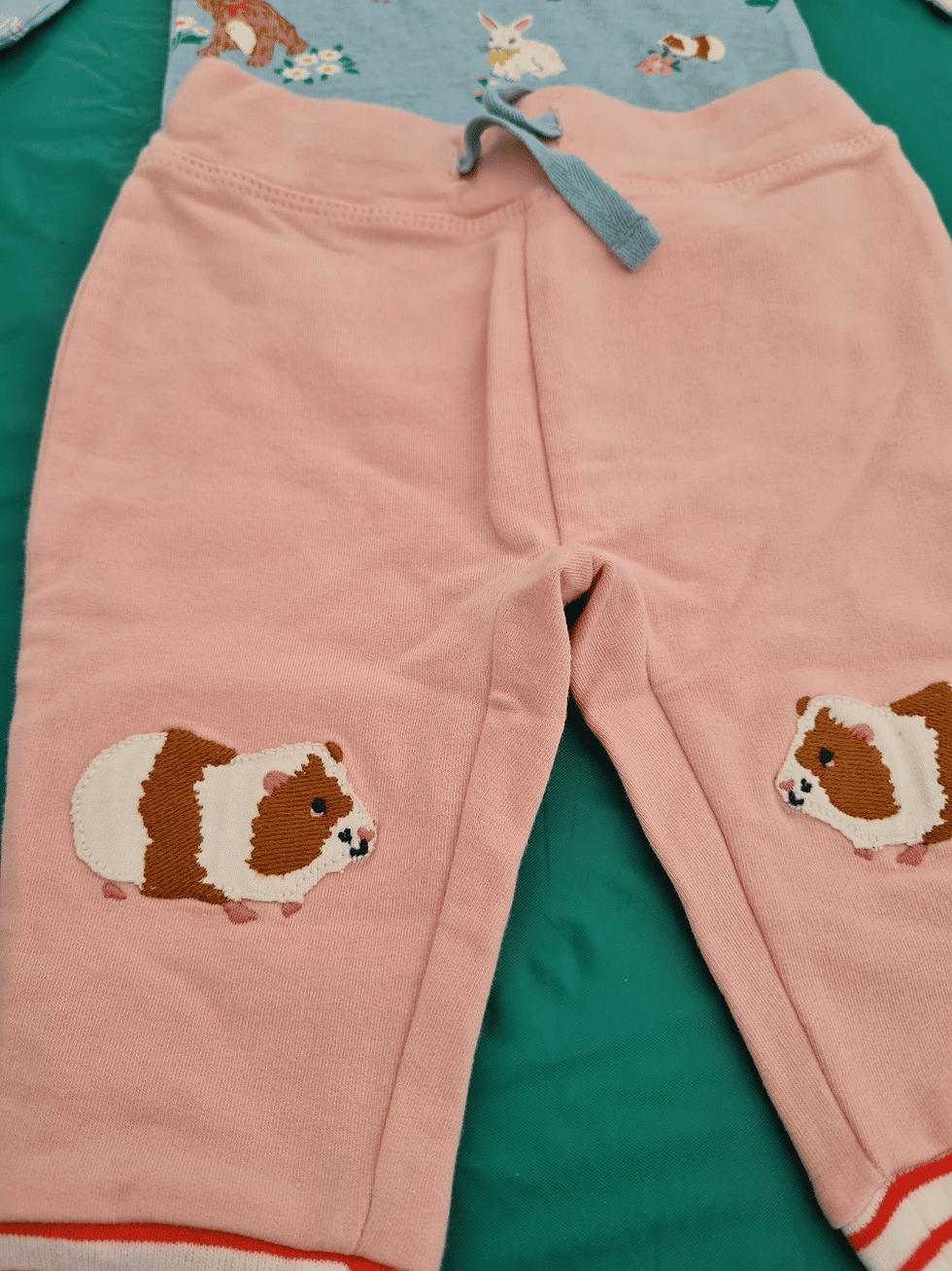 Thumbnail: Mini Boden Baby Girls Guinea Pig Body & Leggings Set 0-3 Months Brand New