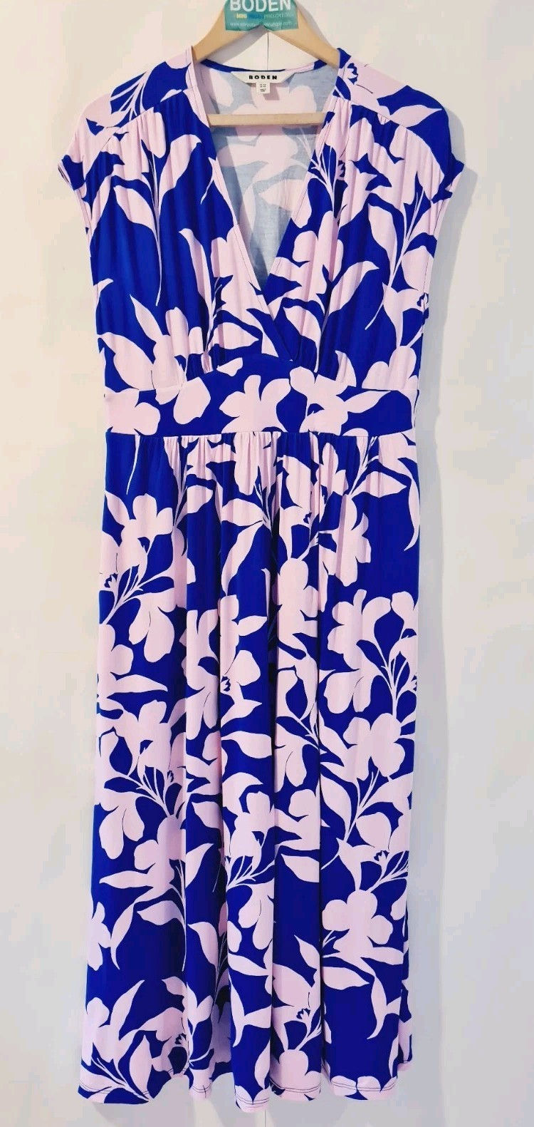 Thumbnail: BODEN Vanessa Wrap Jersey Maxi Dress Floral Size UK 16P D0867 Brand New  A26