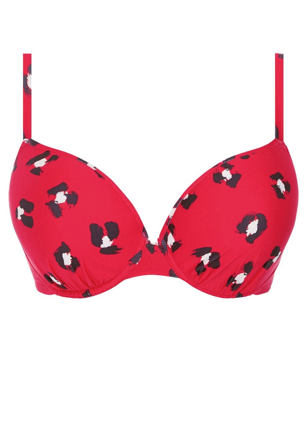 FREYA Wildcat Bandless Moulded Bikini Top RED 6881 SIZE UK 38F BRAND NEW B4