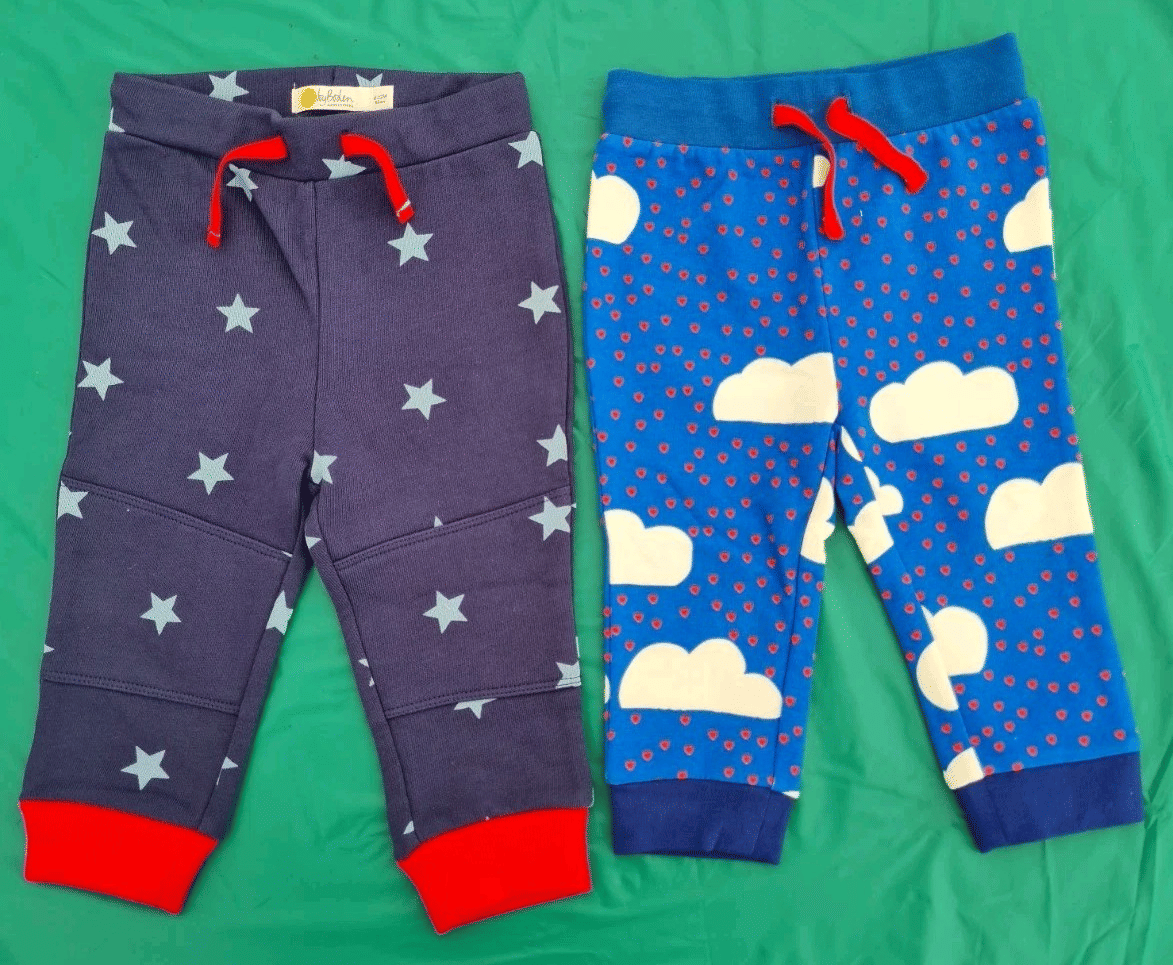 MINI BODEN BABY Boys 2 Pack Pants BOTTOMS BRAND NEW Size 6-12 months