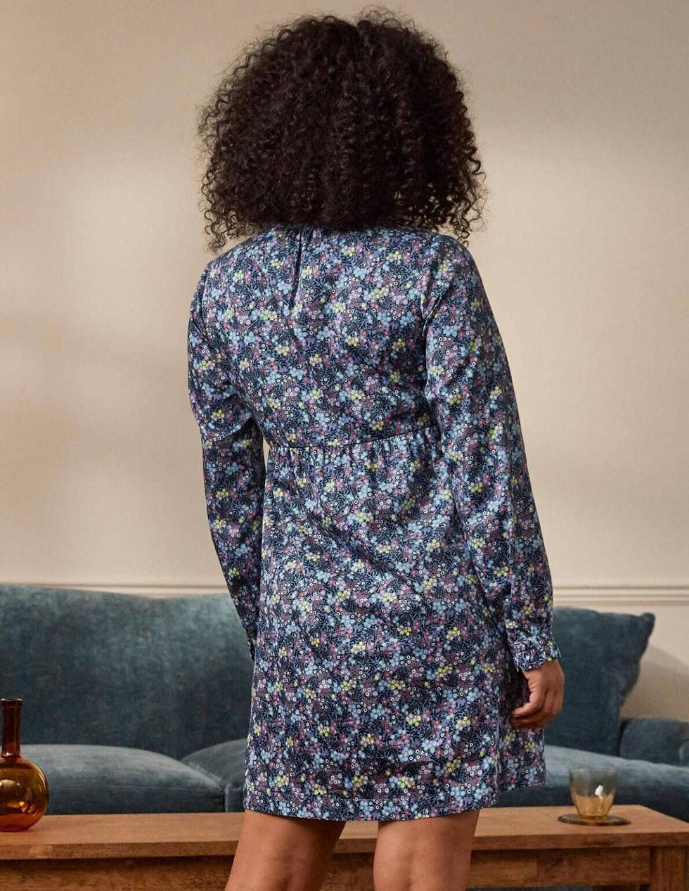 Thumbnail: Boden Dolores Sheath Dress Lomond Blue Enchanted Forest D0008 UK 10R VGC D50