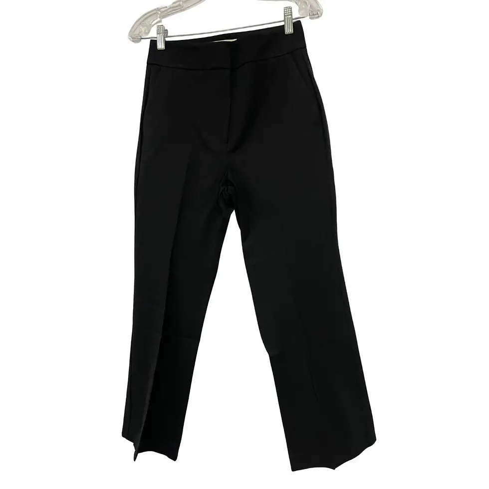 Thumbnail: Boden Trousers Bi-Stretch Crop Flare BLACK SIZE UK 14R R0249 BRAND NEW A12