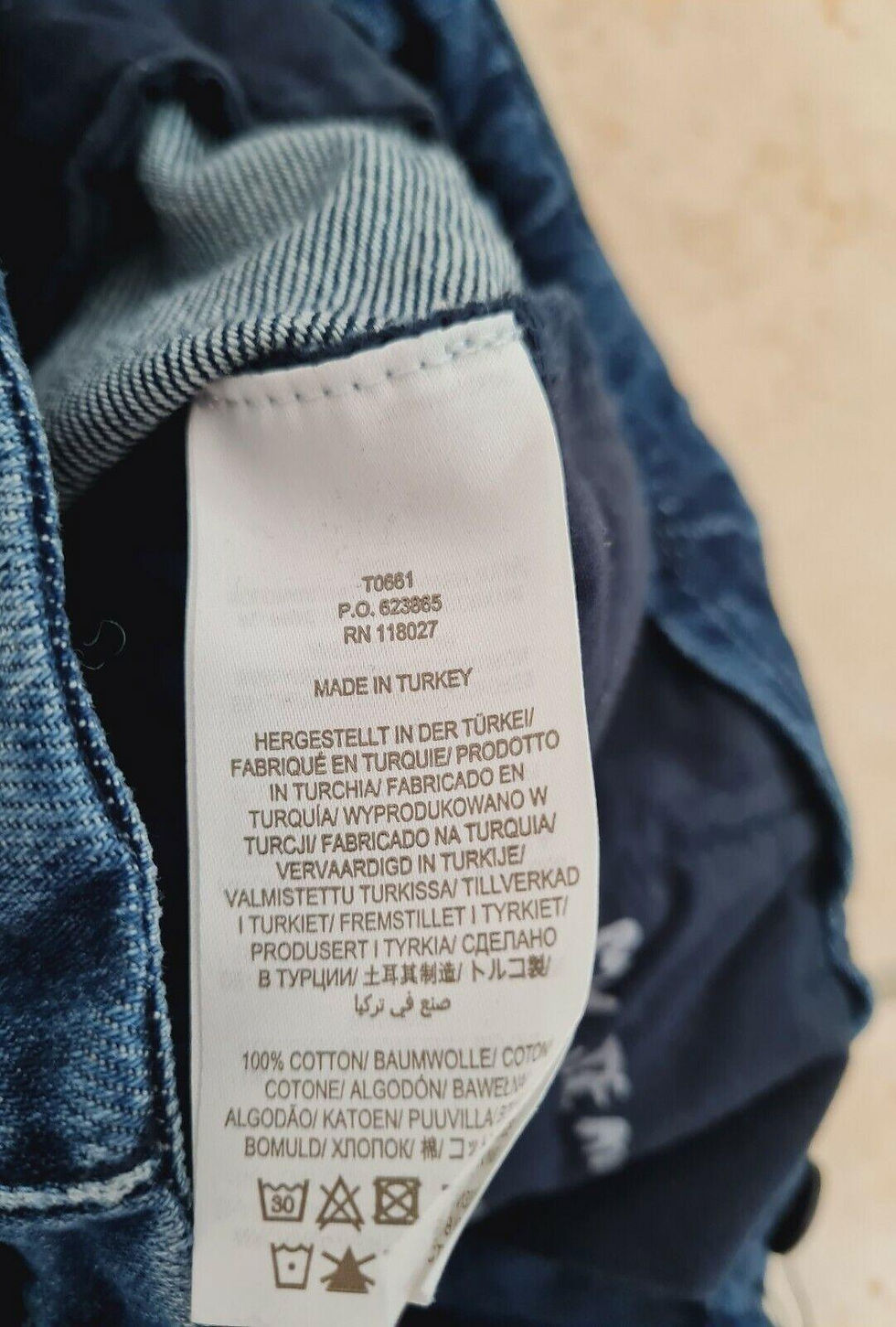 Thumbnail: Boden Belted Tapered Leg Jeans Mid Vintage T0661 Size Uk 8 Excellent Condition