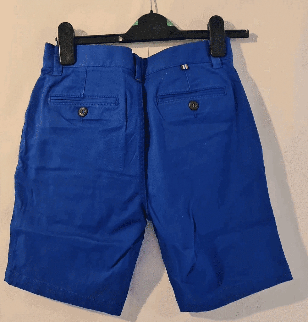 Thumbnail: Mini Boden BOYS Royal Blue Chino Cotton Shorts Age 12 Years BRAND NEW G12