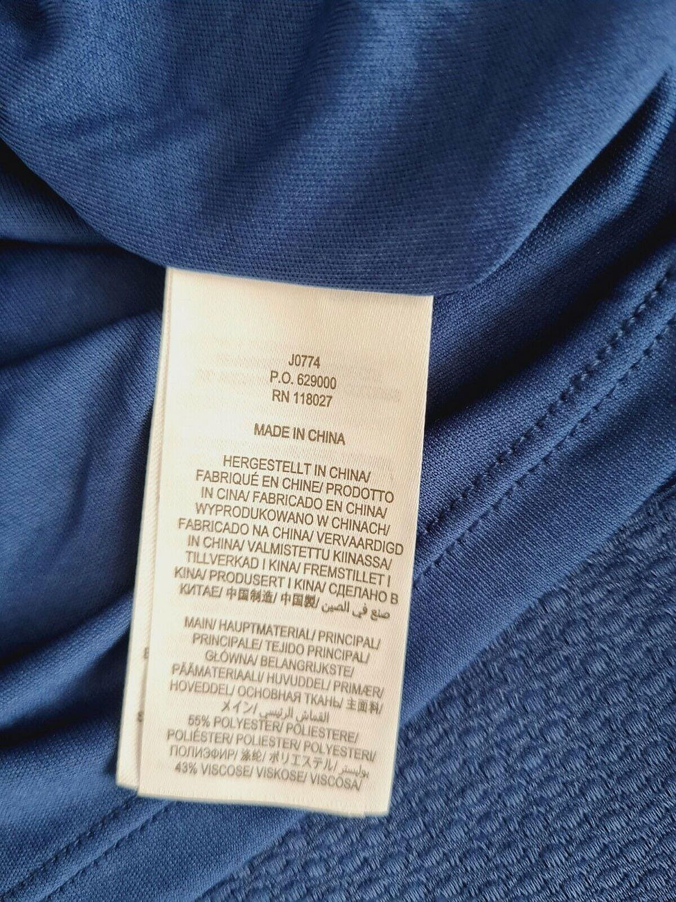 Thumbnail: Boden Ingrid Jacquard Shift Dress Blue J0774 Uk 14R Excellent Condition D22