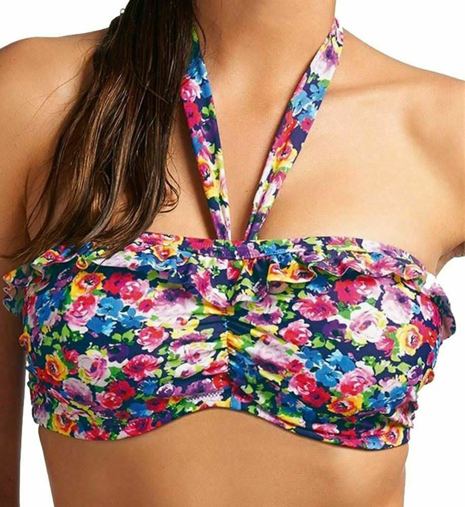 Freya Swimwear Summer Bandeau Bikini Top Indigo 3712 SIZE UK 30D BRAND NEW B3