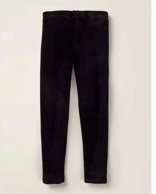 MINI BODEN GIRLS BLACK VELVET LEGGINGS AGE 2-3 YEARS BRAND NEW