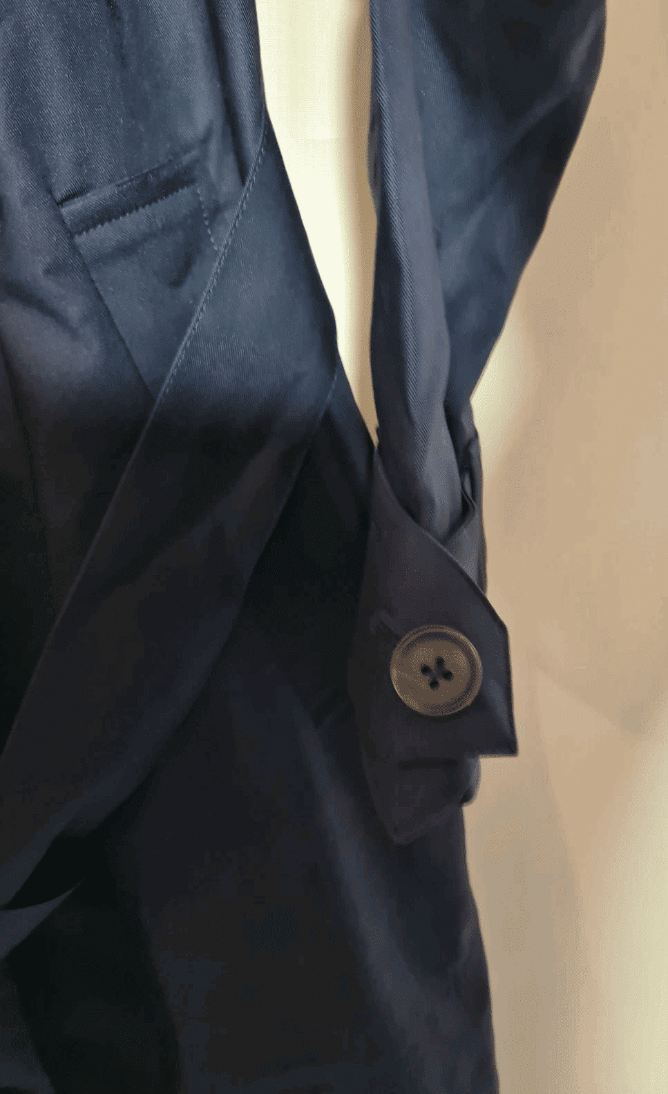 Thumbnail: BODEN Navy Belted Trench Midi Coat Size UK 6 Brand New C1
