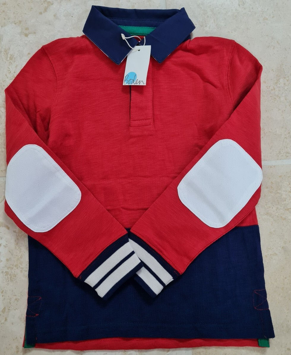 Thumbnail: MINI BODEN BOYS Hogwarts Heritage Rugby Shirt SIZE 7-8 YEARS BRAND NEW