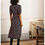 Thumbnail: Boden Eva Jersey Midi Dress Black&Formica Woodland Bud Uk 8R Brand New D0024 D21