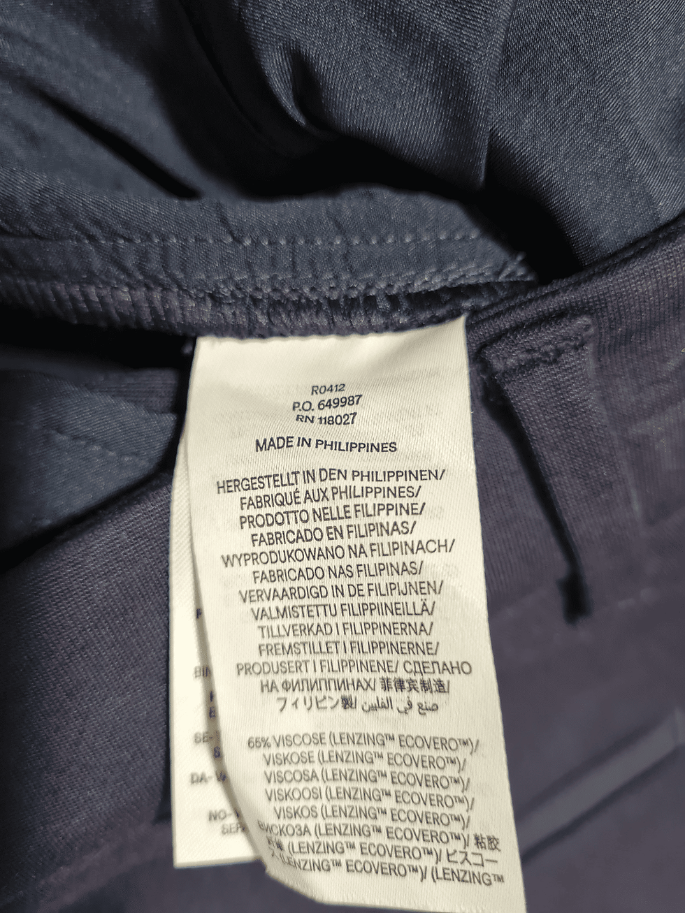 Thumbnail: Boden Pimlico Ponte Trousers Navy R0412 Size UK 12R Brand New A14