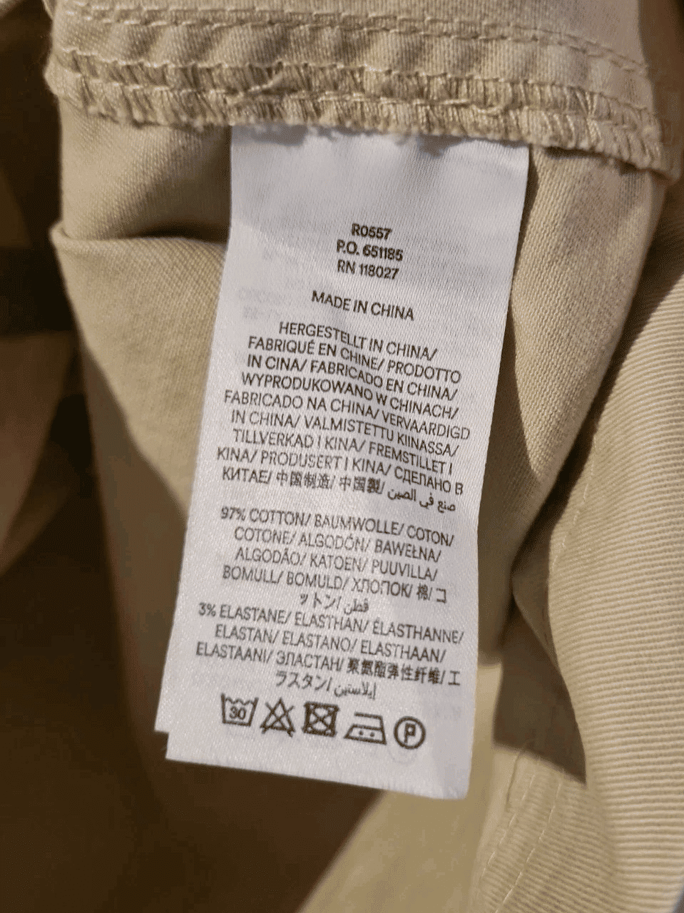 Thumbnail: Boden Ladies Nell Chino Skirt Beige Size UK 6 R0557 Brand New A18