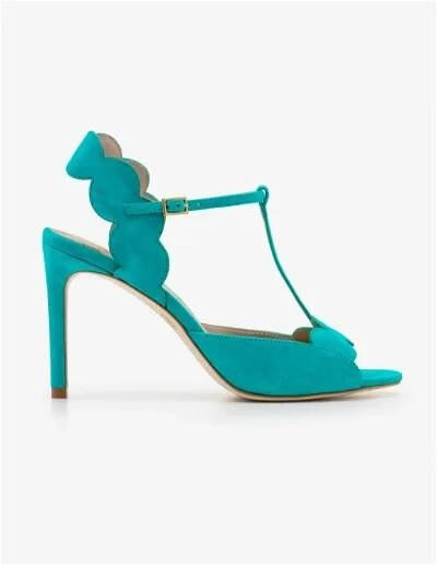 Thumbnail: BODEN Cecile Heels AQUA ULTRAMARINE RRP £130 SIZE 40/6.5 BRAND NEW  H3