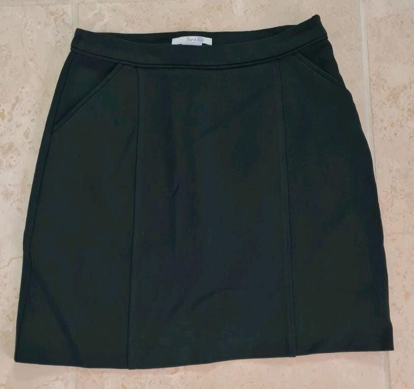 Thumbnail: Boden Ladies COTTON Textured Skirt Size UK 10R Excellent Condition S4