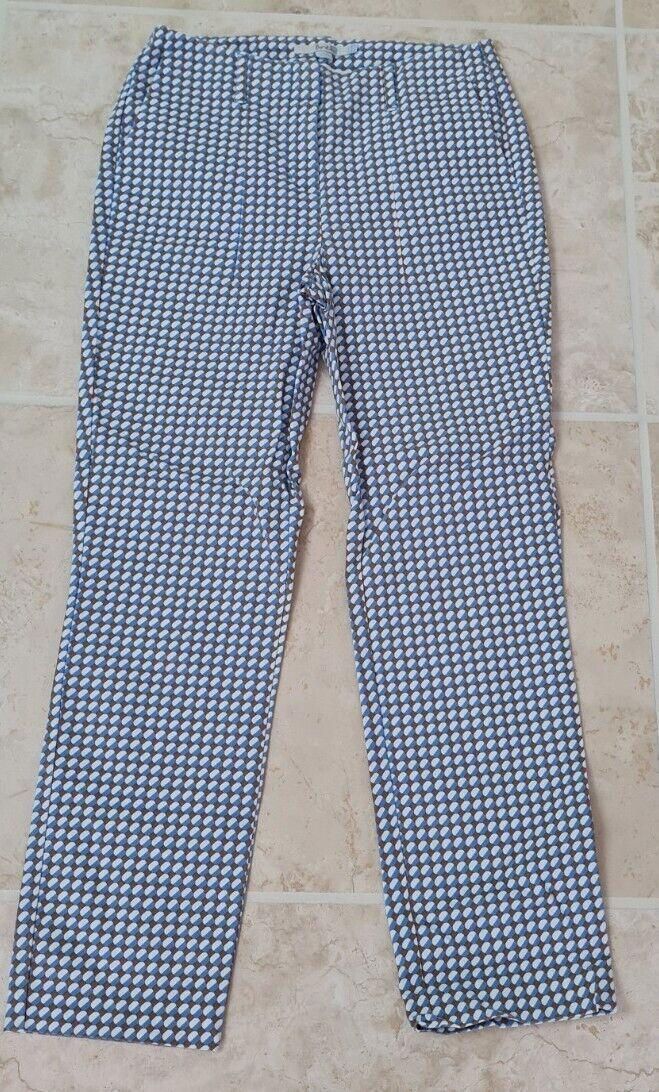 Boden Ladies Chelsea Turn Up Trousers Size Uk 8R WM357 Excellent Condition