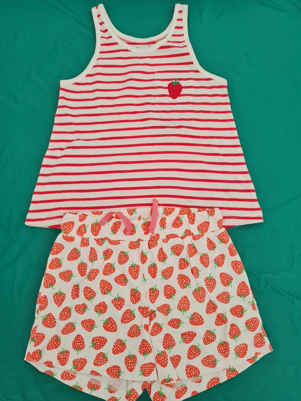 Mini Boden Girls short Sleeve Fun Pocket Pyjamas SET AGE 5-6 Years BRAND NEW G4